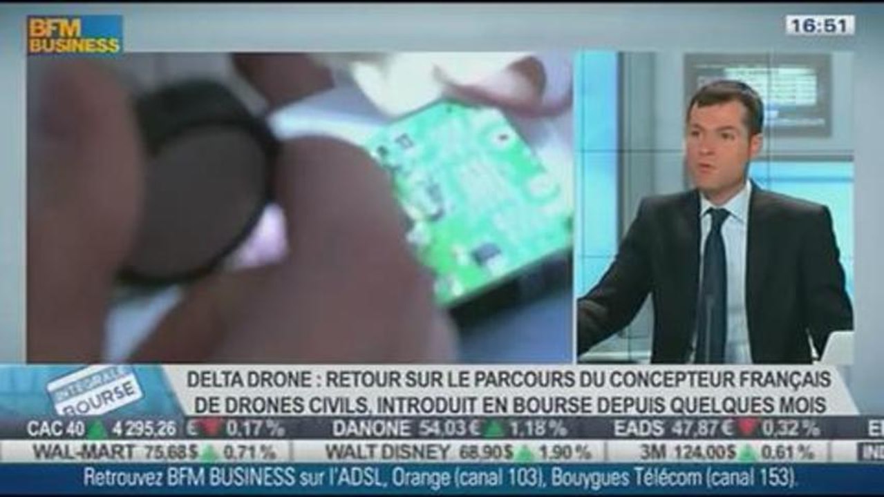 Focus sur  Delta Drone et son parcours en bourse: Frédéric Serre dans Intégrale Bourse - 22/10