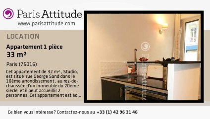 Appartement Studio à louer - Mirabeau, Paris - Ref. 8042