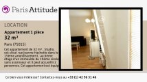 Appartement Studio à louer - Commerce, Paris - Ref. 8455