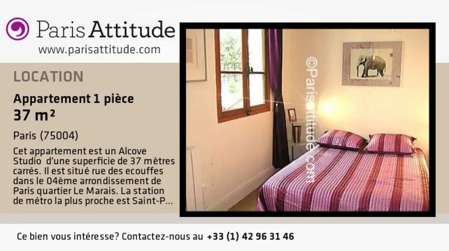 Appartement Alcove Studio à louer - St Paul, Paris - Ref. 4260