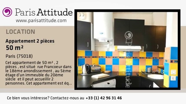 Appartement 1 Chambre à louer - Jules Joffrin - Mairie du 18ème, Paris - Ref. 8392