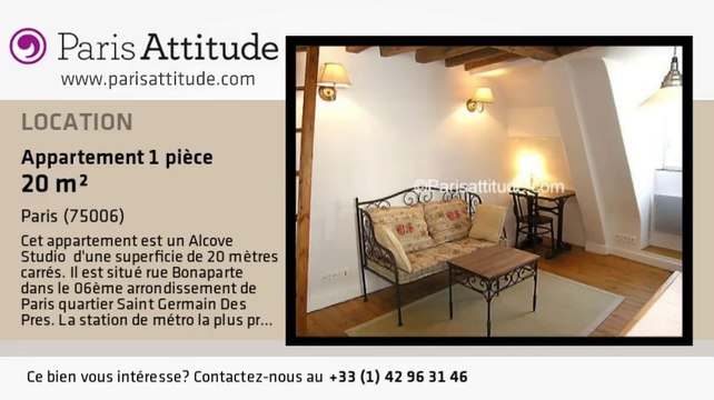Appartement Alcove Studio à louer - St Germain, Paris - Ref. 4435