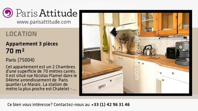 Appartement 2 Chambres à louer - Hôtel de Ville, Paris - Ref. 2143