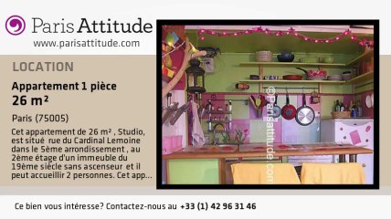 Appartement Studio à louer - Place Monge, Paris - Ref. 6833