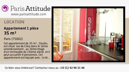 Appartement Studio à louer - Montorgueil, Paris - Ref. 6704