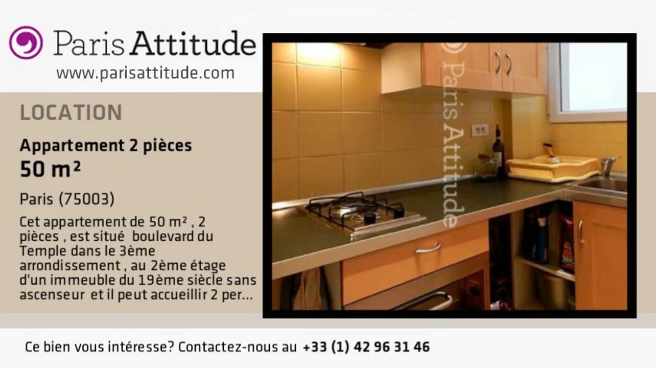Appartement 1 Chambre à louer - Temple, Paris - Ref. 7908