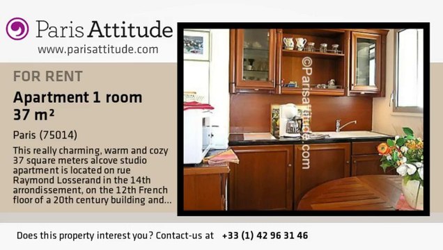 Alcove Studio Apartment for rent - Plaisance/Pernety, Paris - Ref. 1799
