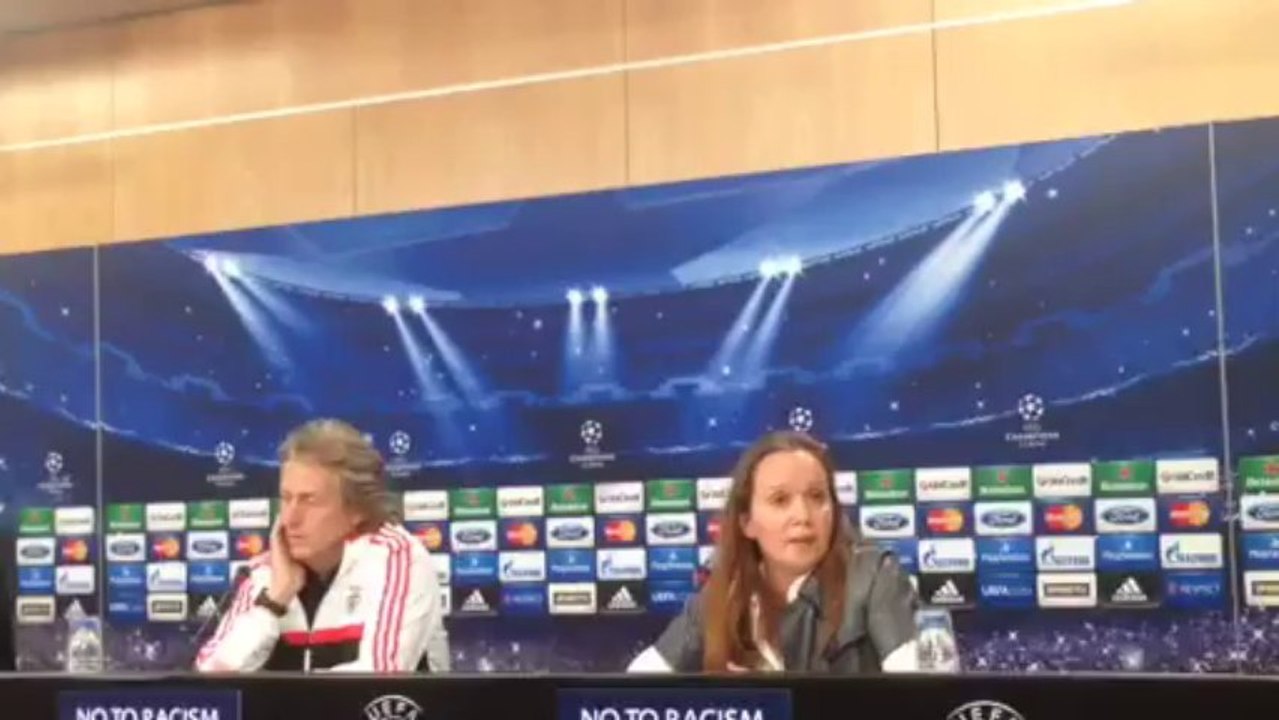 Συν.Τύπου Ζόρζε Ζεζούς 2 (Μπενφίκα - Ολυμπιακός, Champions League 2013-14)