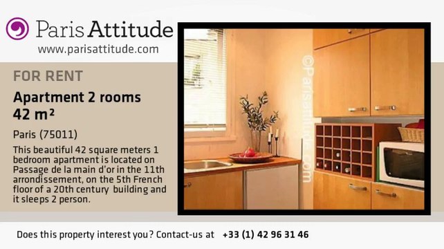 1 Bedroom Apartment for rent - Ledru-Rollin, Paris - Ref. 1815