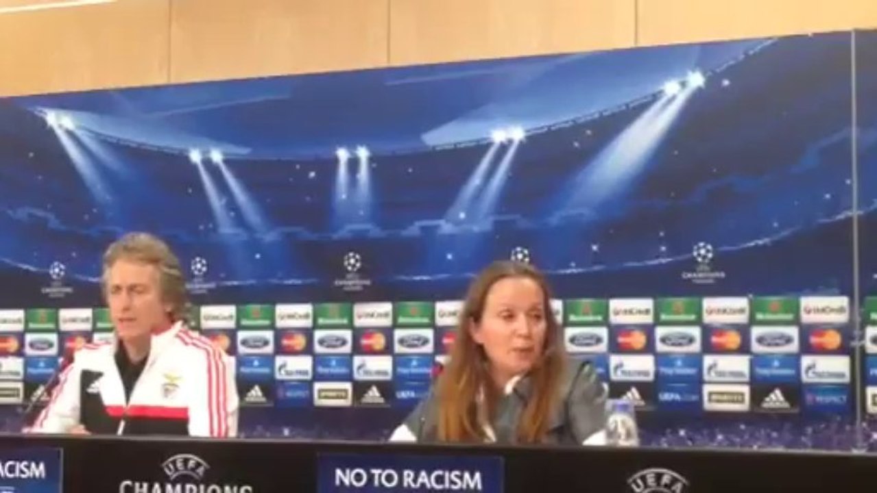 Συν.Τύπου Ζόρζε Ζεζούς 3 (Μπενφίκα - Ολυμπιακός, Champions League 2013-14)