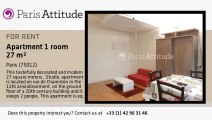 Studio Apartment for rent - Gare de Lyon, Paris - Ref. 8492