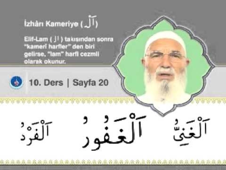 Kuran Dersi 27  İzhar-ı Kameriye