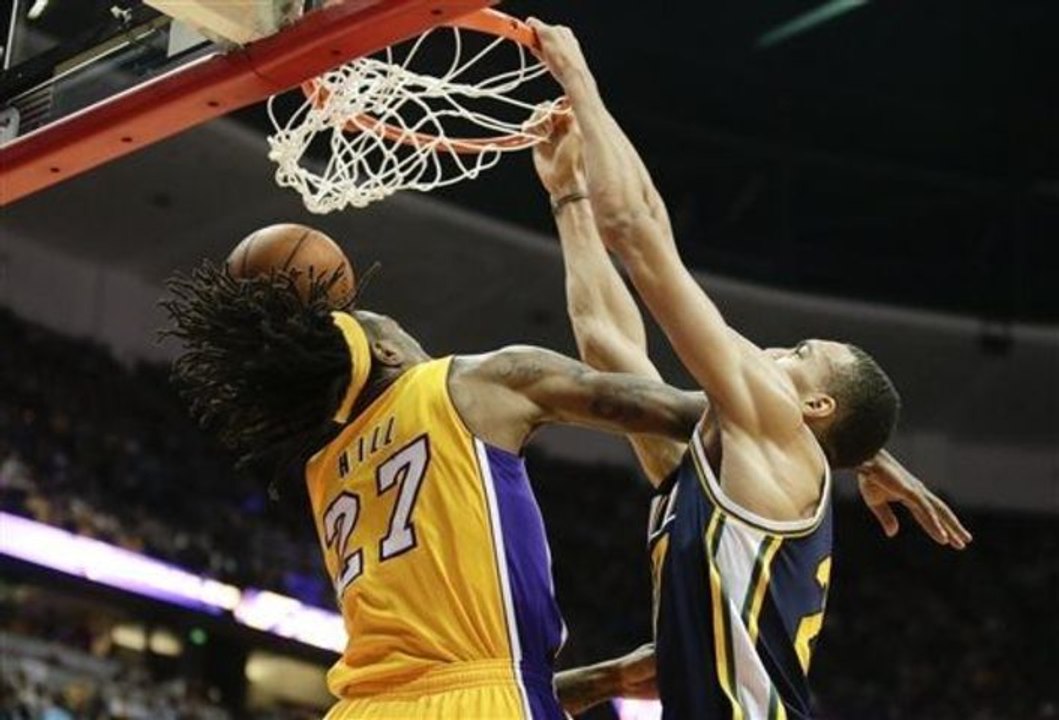 Rudy Gobert highlights contre les Lakers : 16 points, 9 rebonds et 3 contres