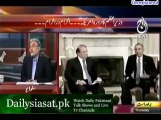 nusrat javed making fun of  Nawaz Shareef