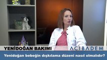 Yenidoğan bebeğin dışkılama düzeni nasıl olmalıdır?