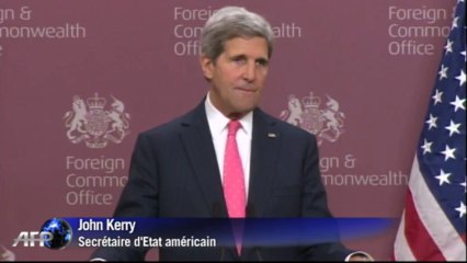 Kerry: une solution négociée pour mettre fin au massacre syrien