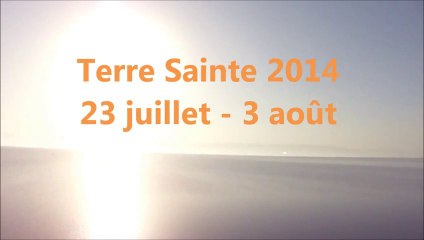 Teaser Terre Sainte 2014 - Diocèse de Moulins