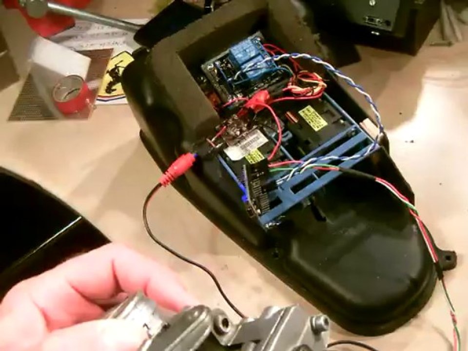 Yamaha TDR forced air box with turbines and Arduino slaved by TPS