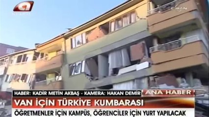 Van İçin Türkiye Kumbarası @KanalA (Ana Haber)