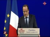 Congrès de sapeurs-pompiers : Discours de François Hollande