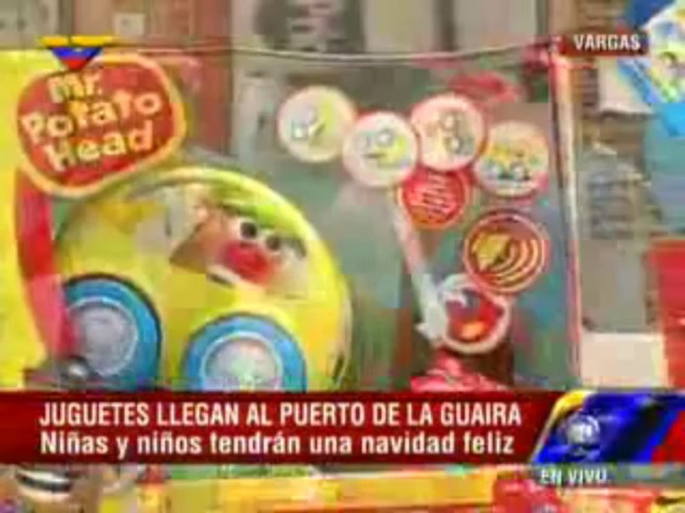 (Video) Gobierno garantiza una navidad feliz  más de 600 mil juguetes llegan al país