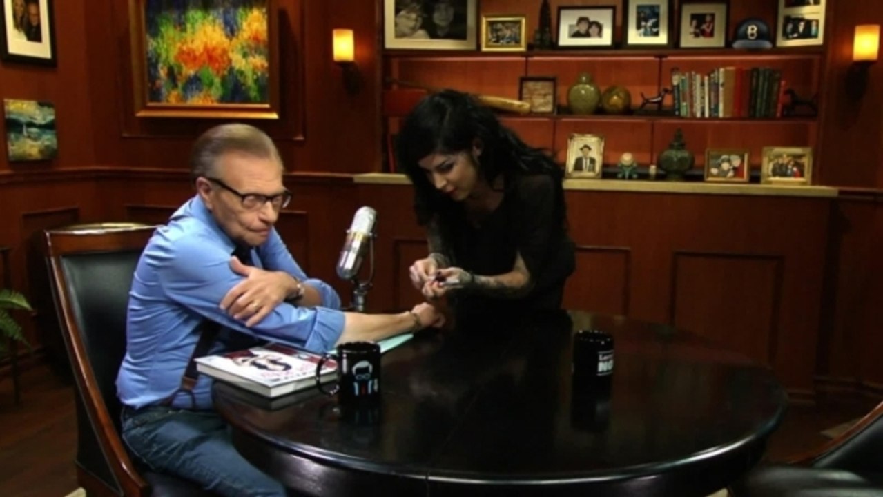 Kat Von D Tattoos Larry King