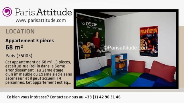 Appartement 2 Chambres à louer - Place Monge, Paris - Ref. 521