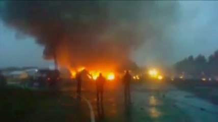 Russie. Accident de tupolev : les premières images