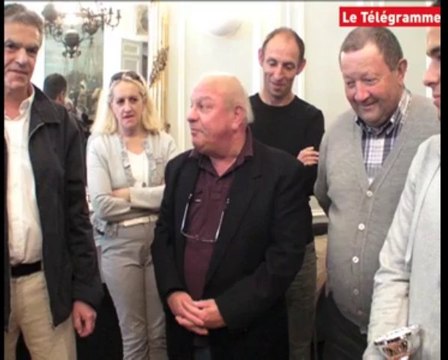 Paimpol. La coupe de Bretagne de foot à la mairie