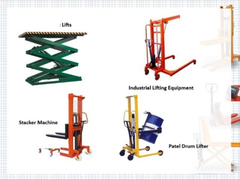 Patel Material Handling Equipment : pallet truck, battery stacker, pallet scale