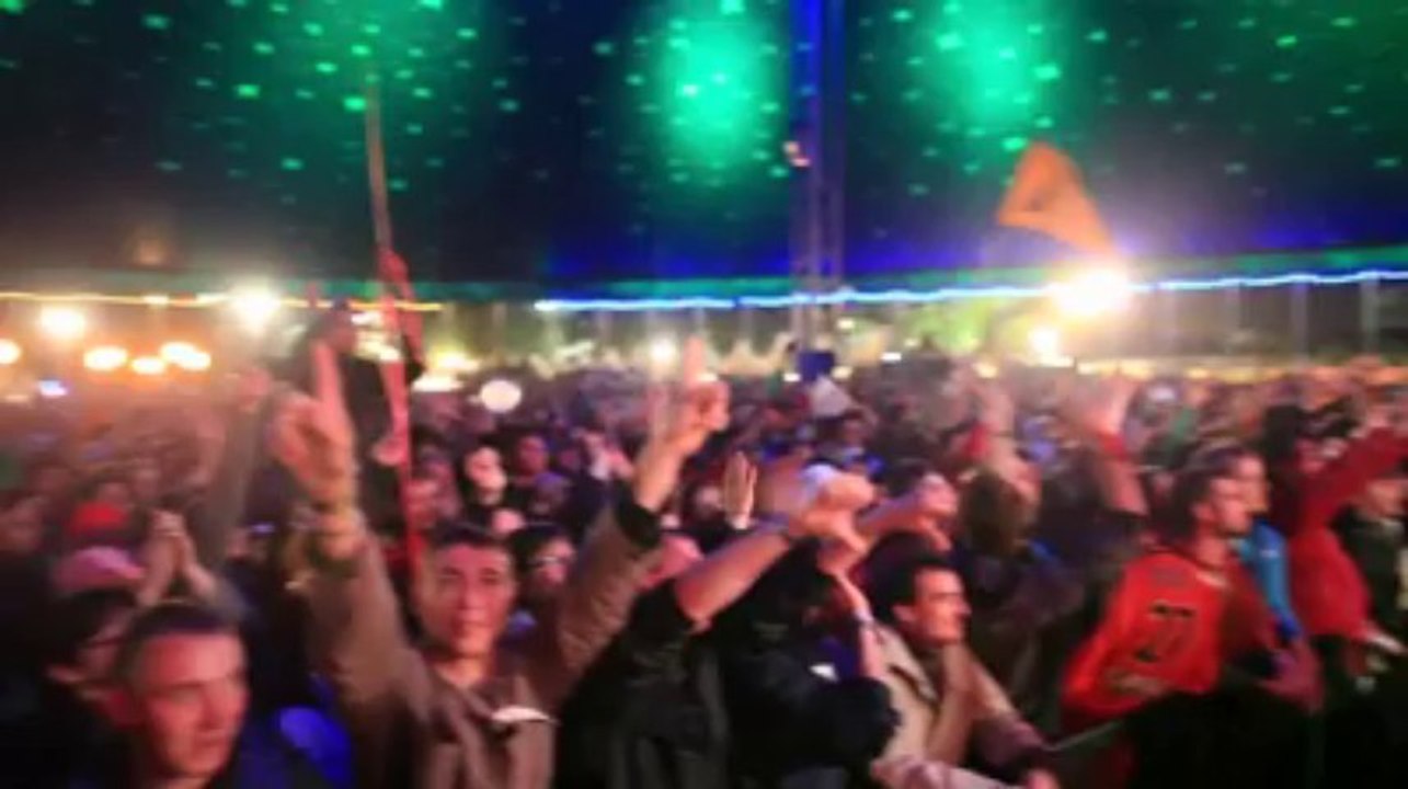 Vieilles Charrues. Les images du championnat du monde d'air biniou