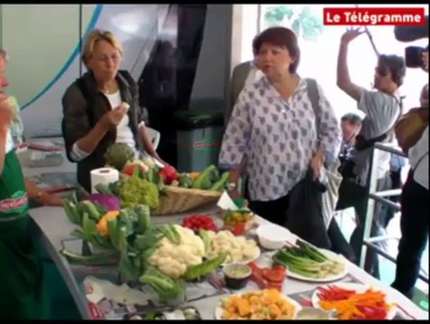 Morlaix. Martine Aubry entre terre et mer