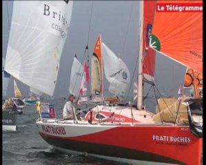 Solitaire du Figaro. Départ dans la brume
