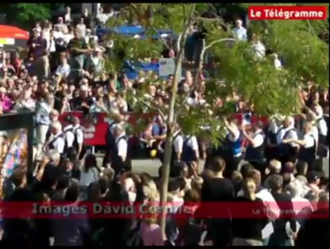Festival interceltique. Le début de la grande parade