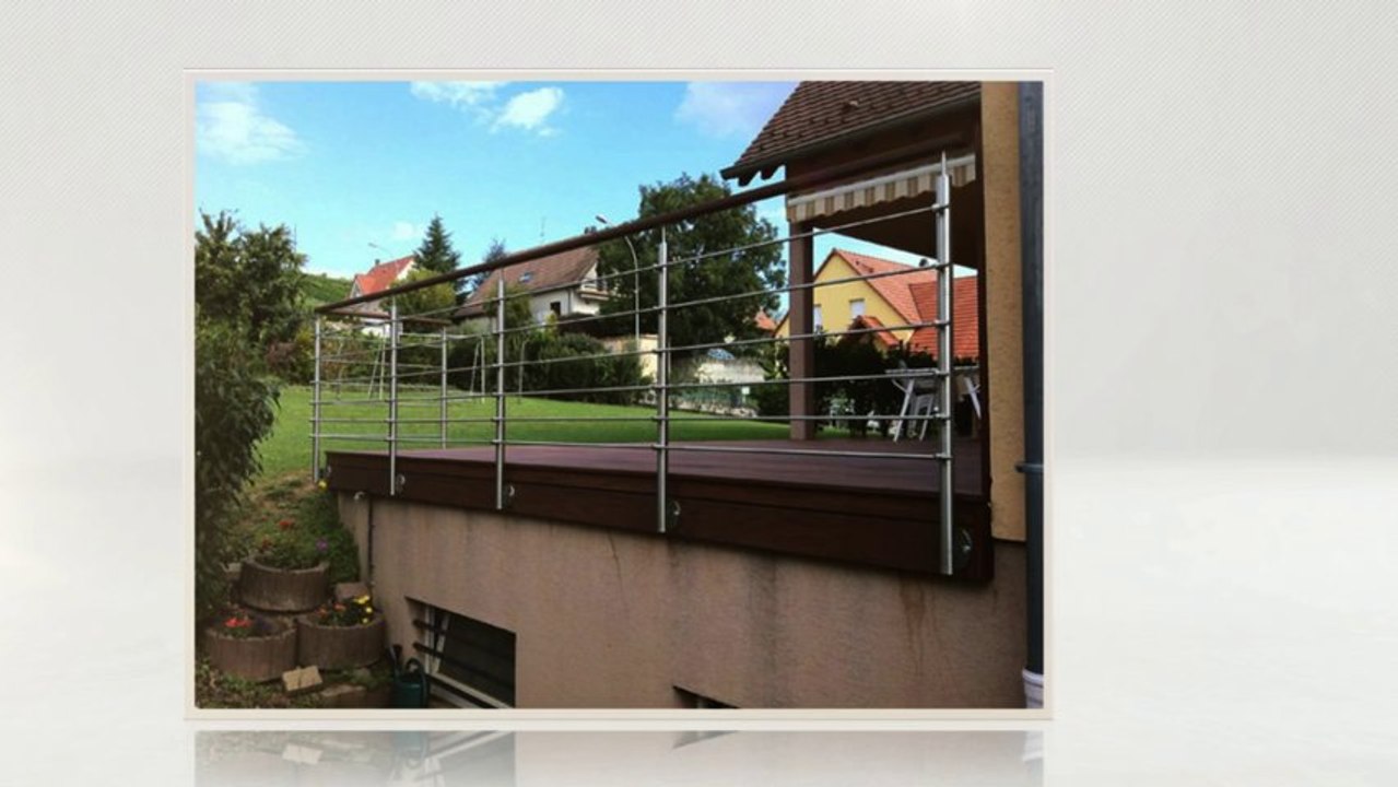 Balustrades de terrasses  INOX DESIGN Tel : 09.66.94.44.90 Achat balustrades de terrasses