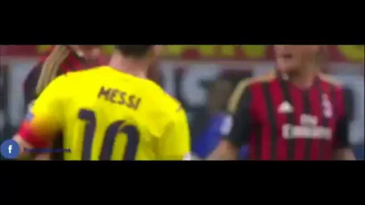 Lionel Messi vs Milan 22/10/2014