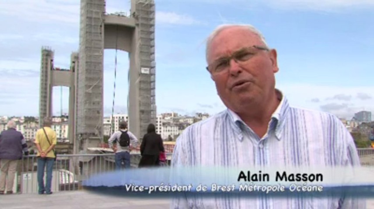 Brest. L'arrivée du nouveau tablier du pont de Recouvrance
