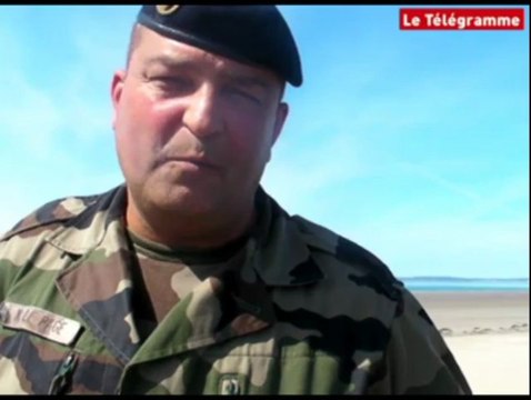 Plomodiern (29). Les écoles militaires à l'exercice