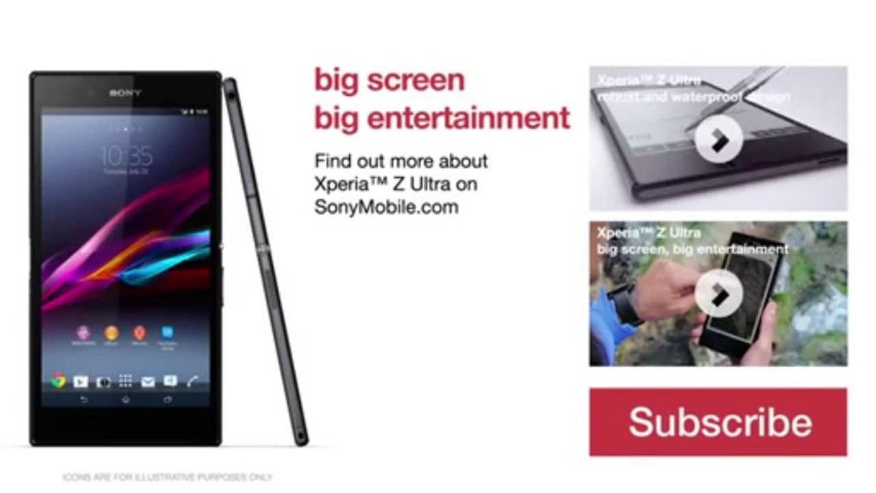 Sony Xperia Z Ultra Commercial Ad 2013 Promotional Video