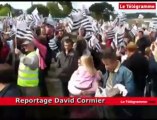 Fouesnant (29). Un bon millier d'agriculteurs agitent le drapeau breton