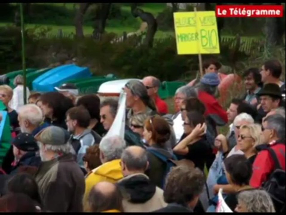 Fouesnant (29). Des marcheurs contre les algues vertes