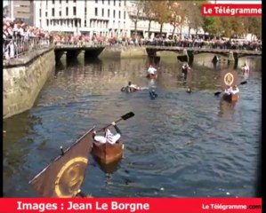Quimper. Des bateaux en chocolat mis à l'eau