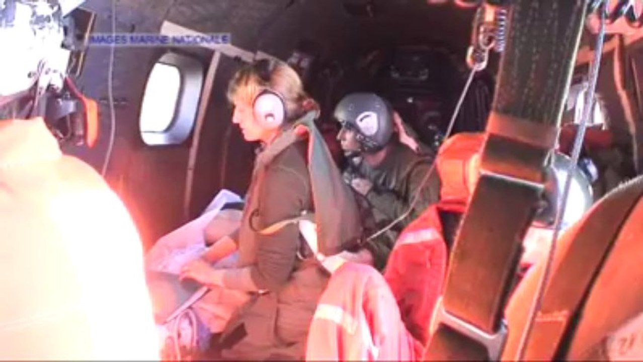 Ile de Sein. Une femme en insuffisance cardiaque évacuée par les airs