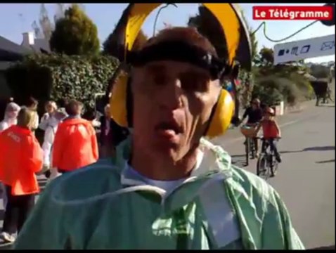 Vannes (56). Des Martiens sur le parcours du marathon !