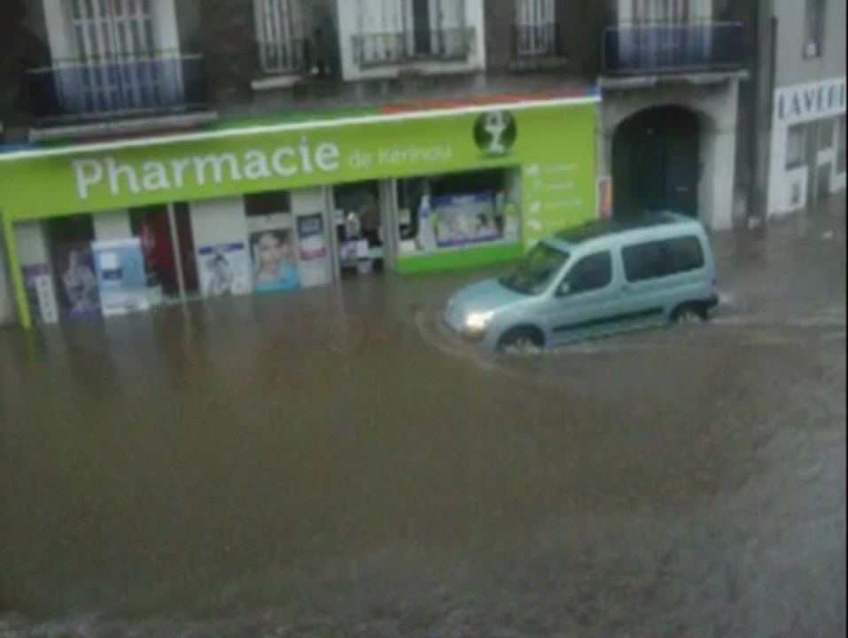 Brest. Le quartier de Kérinou sous les eaux