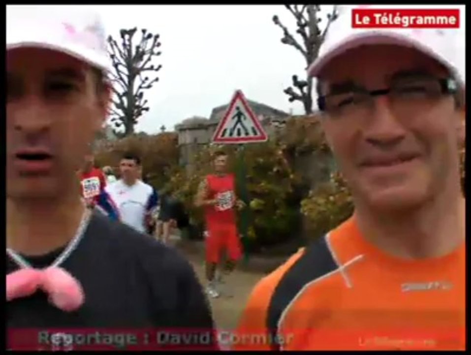 Saint-Pol-Morlaix (29). Ambiance de potache sur la ligne de départ !