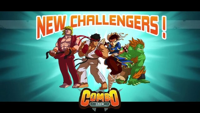 Combo Crew - Street Fighters Ryu, Ken, Chun-Li & Blanka Join the Fight (iPad, iPhone, Android)