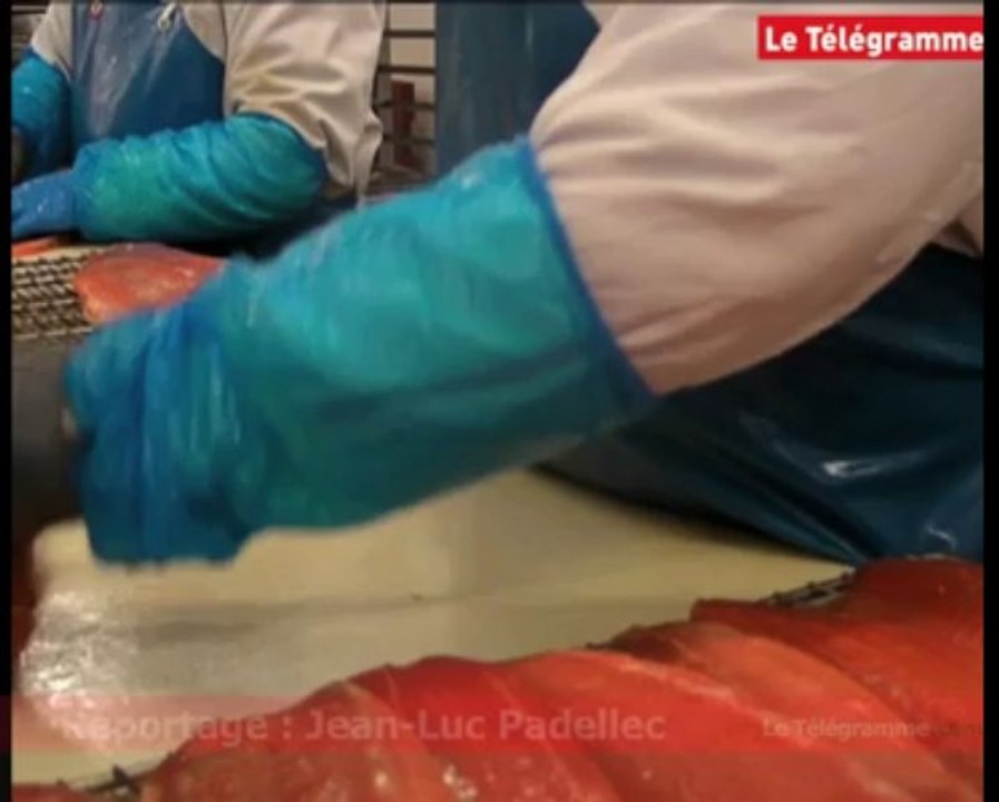 Châteauneuf-du-Faou (29) : des députés kosovars visitent Bretagne Saumon