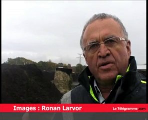 Fouesnant : la plateforme de compostage des algues vertes à plein régime