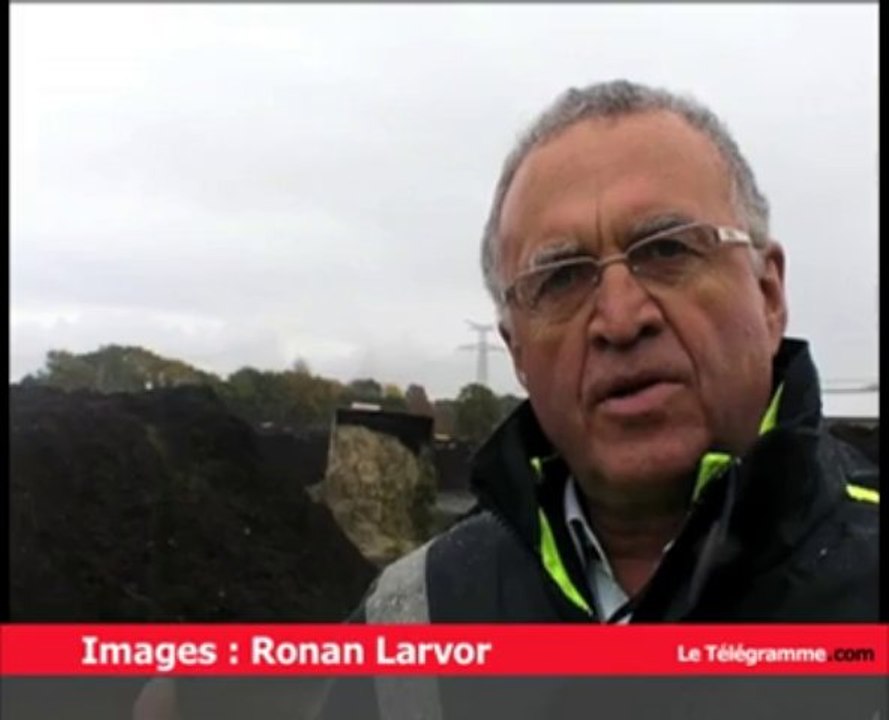 Fouesnant : la plateforme de compostage des algues vertes à plein régime